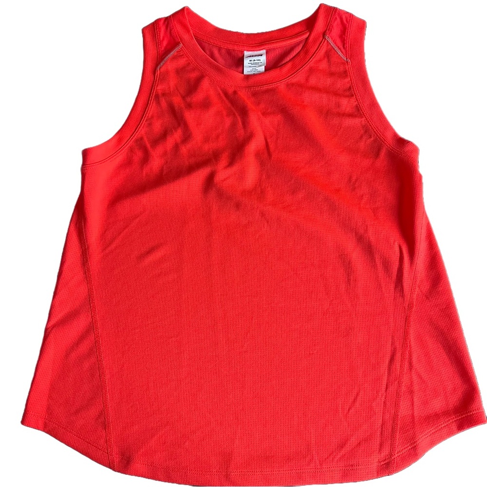 Avia Red Orange Athletic Workout Tank Top Women’s Sz M